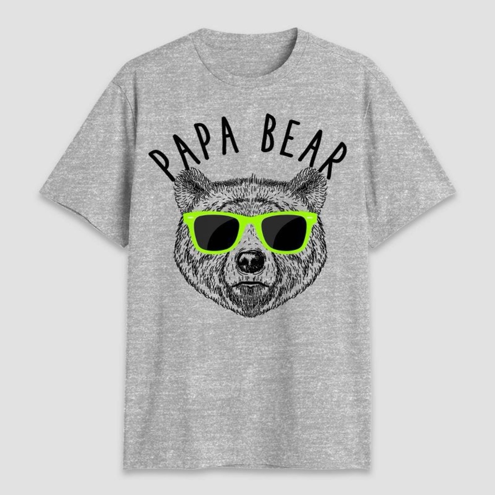 NWT! Mad Engine Men's Papa Bear Short Sleeve T-Shirt